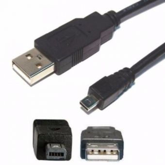 Cabo USB 2.0 para Mini USB 8 Pinos 2.0 DI-084553