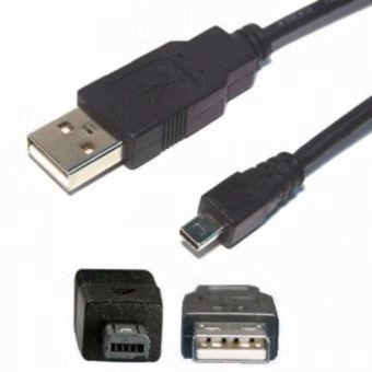 Cabo USB 2.0 para Mini USB 8 Pinos 2.0 DI-084553