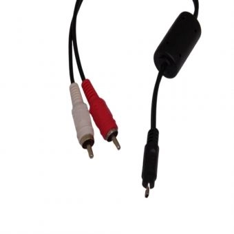 Cabo de Vídeo Mini USB 8 Pinos X 2 Plugs RCA DI-116438