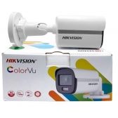 Câmera Hikvision Bullet ColorVu DS-2CE10DF0T-PF 20m, 2,8mm Full HD 1080p