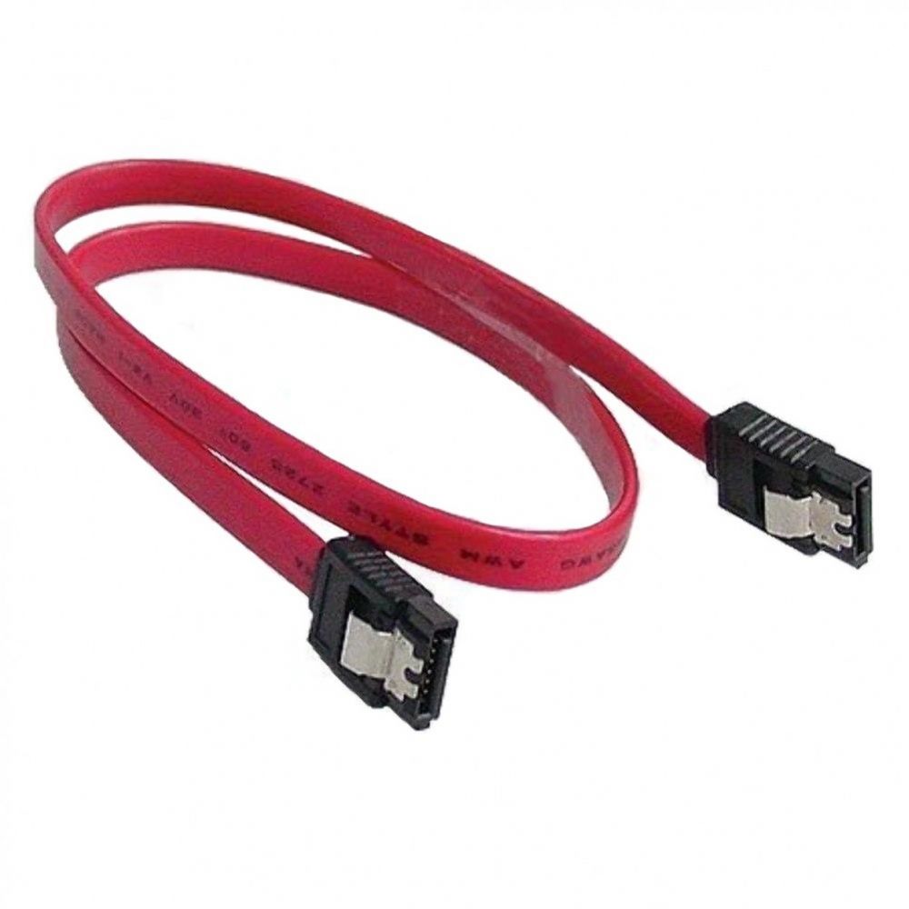Cabo de Dados Sata 2 Gbs 30cm Conector com Trava DI-083196