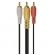 Cabo de Áudio e Vídeo 3+3 RCA 3M Gold DI-90163