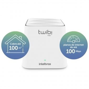 Roteador Intelbras Mesh Twibi Giga Lan 2.4 e 5.0 Ghz DI-682039