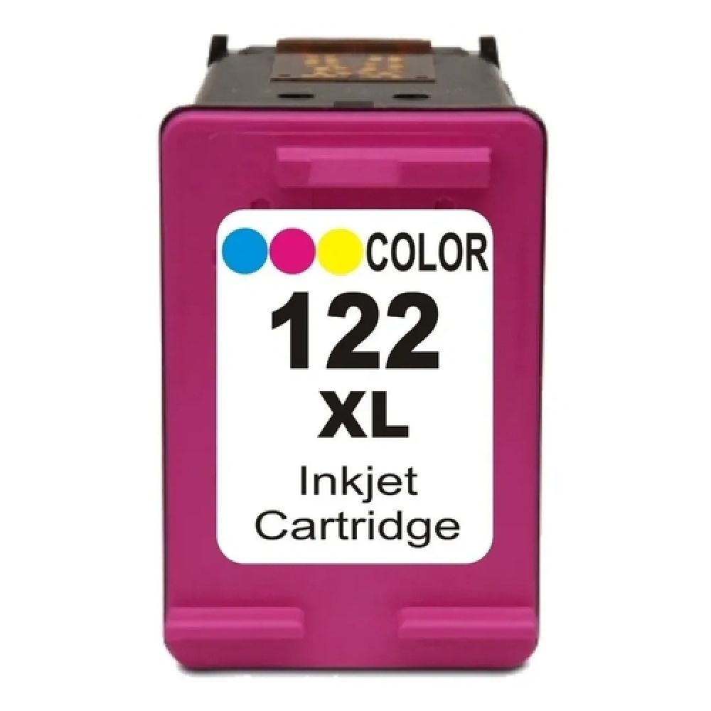 Cartucho de Tinta Compatível HP122XL Colorido CH564HB (13ml)