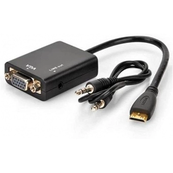 Adaptador Conversor HDMI X VGA com Áudio Stereo DIR-169974