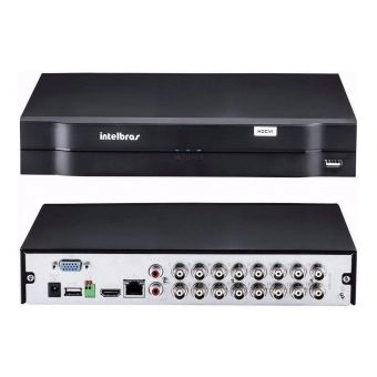 Gravador DVR Digital Multi HD Intelbras 16 Canais MHDX 1116 G4 DI-687195