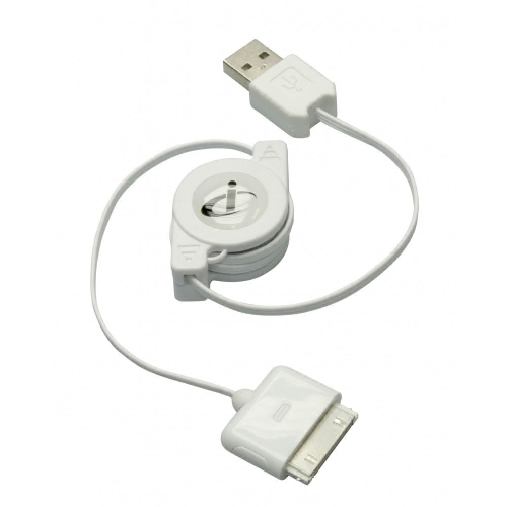 Cabo de dados USB Retrátil para Iphone 4 Ipod DI-243600
