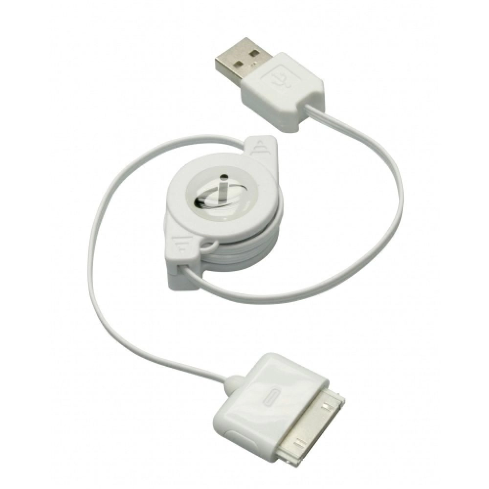 Cabo de dados USB Retrátil para Iphone 4 Ipod DI-243600