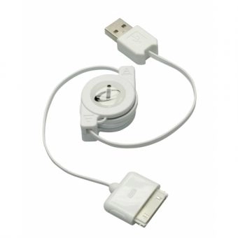 Cabo de dados USB Retrátil para Iphone 4 Ipod DI-243600