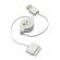 Cabo de dados USB Retrátil para Iphone 4 Ipod DI-243600