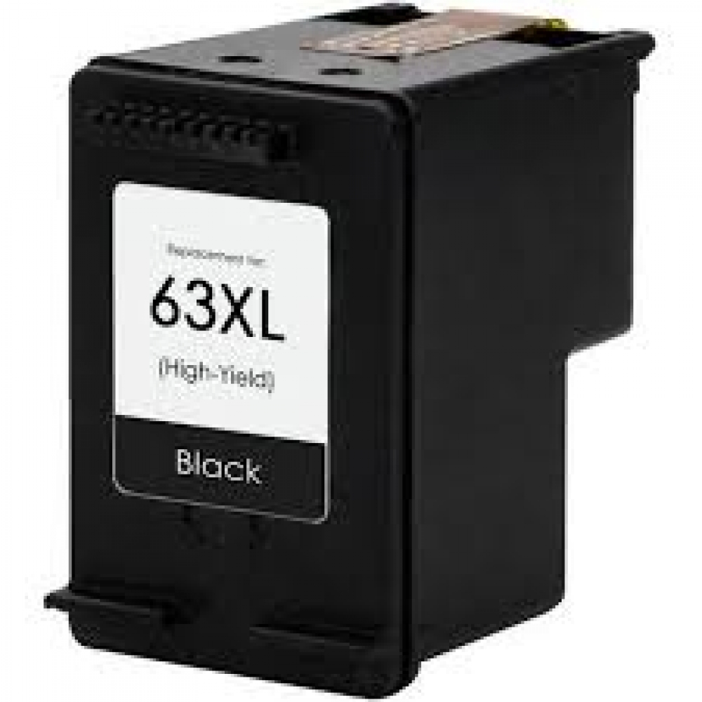 Cartucho de Tinta Compatível HP 63XL Preto (14ml) DI-365213