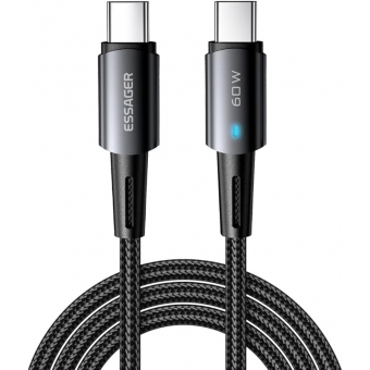 Cabo de Carregamento e Dados Tipo C para Tipo C de 60W DIR-971503