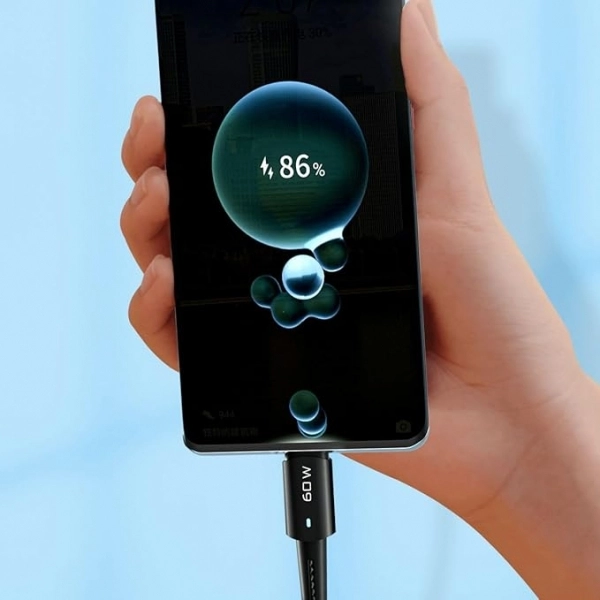 Cabo de Carregamento e Dados Tipo C para Tipo C de 60W DIR-971503