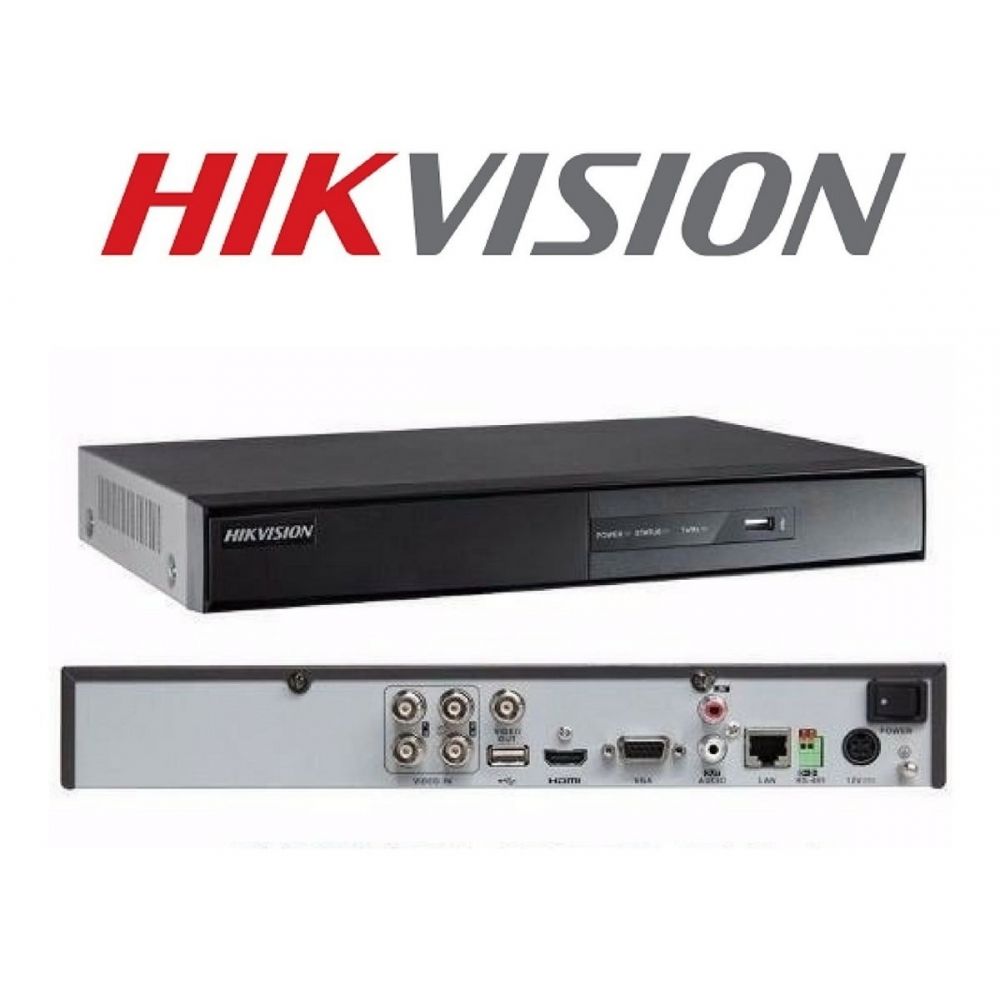 Gravador Dvr Hikvision 7208 Turbo 4 Canais Full HD 1080p 2 Megas DI-626478