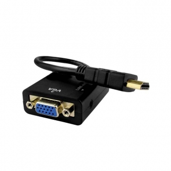 Adaptador Conversor HDMI X VGA com Áudio Stereo DIR-169974