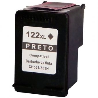 Cartucho de Tinta Compatível HP122XL Preto CH563HB (13ml) DI-014408