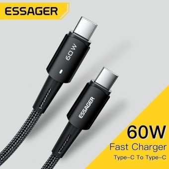 Cabo de Carregamento e Dados Tipo C para Tipo C de 60W DIR-971503