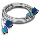 Cabo Kvm Ps-2 mini Hdb15 M Para 02 Ps2 M 1 Hdb15 M 1,80m DI-112782