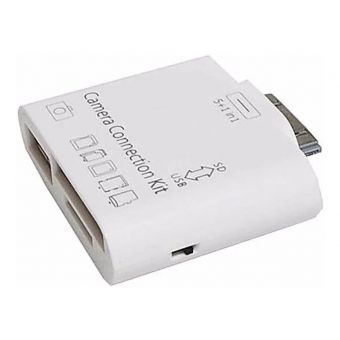 Leitor de cartão de Câmeras 5 em 1para IPAD 1-2-3-4S DI-824443