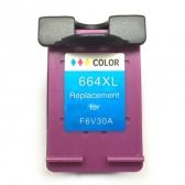 Cartucho de Tinta Compatível HP664XL Colorido F6V30AB (12ml)