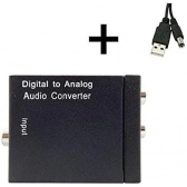 Conversor Óptico Coaxial Digital RCA audio DIR-174419