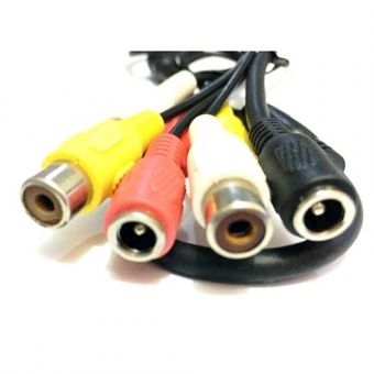 Cabo para Câmera CFTV Fonte Áudio e Vídeo RCA X P4 DI-123344