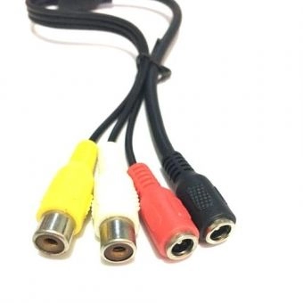 Cabo para Câmera CFTV Fonte Áudio e Vídeo RCA X P4 DI-123344
