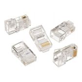 Conector Fêmea RJ45 cat 5e 8X8 Pacote com 10 un DI-242504