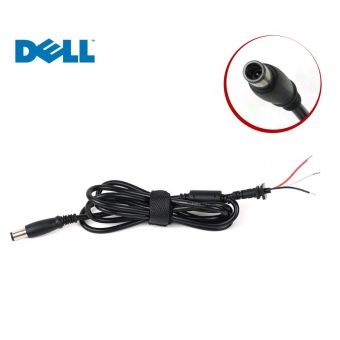 Cabo C/ Plug 7.4mm C/ Agulha P/ Reparo Em Fonte Hp E Dell